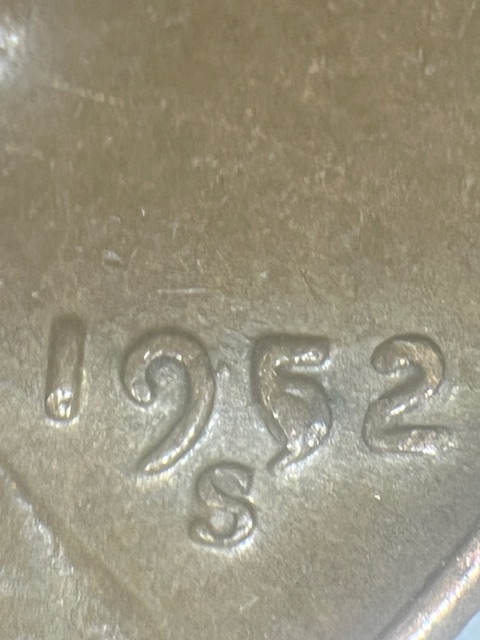Lincoln-Wheat-Cent-1952-S-Die-Chip-On-5